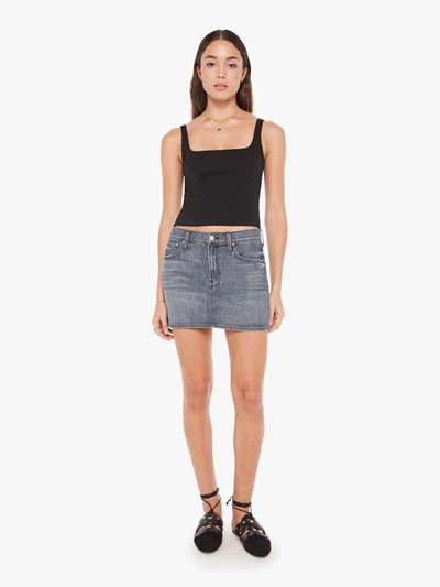 Shop Mother The Ditcher Mini Off The Beaten Path Skirt In Grey - Size 34
