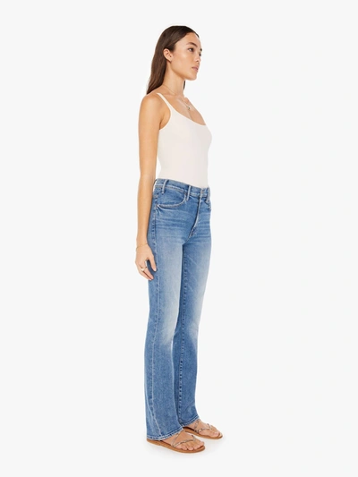 Shop Mother The Hustler Sneak On The Road Jeans In Blue