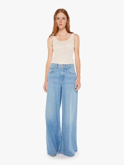 Shop Mother Snacks! The Slung Sugar Cone Sneak All You Can Eat Jeans In Blue - Size 34