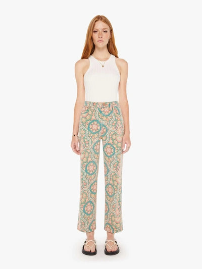 Shop Mother The Rambler Zip Ankle Under The Rug Pants In Green - Size 32
