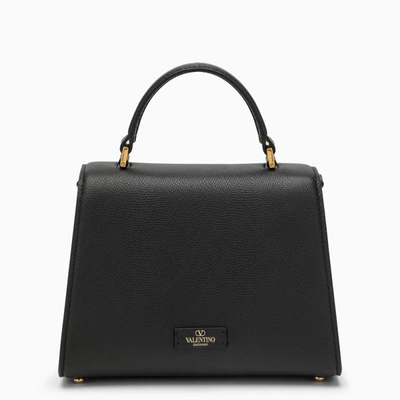 Shop Valentino Garavani Black Vsling Handbag In Garnet Calfskin Women