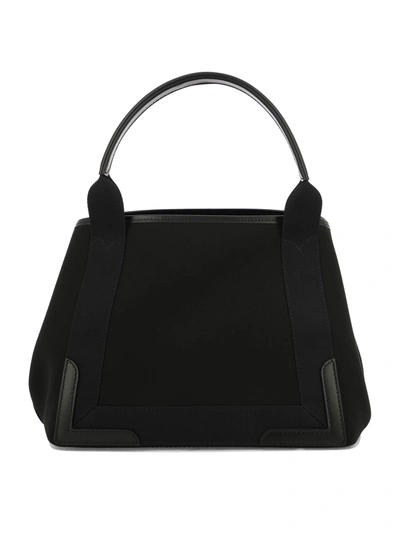 Shop Balenciaga Cabas Navy Small Handbag