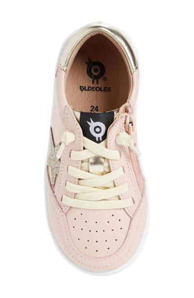 Shop Old Soles Kids' Platinum Runner Sneaker In Powder Pink