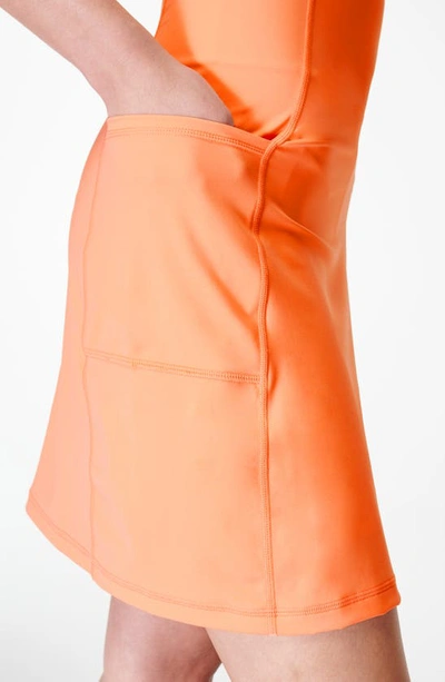 Shop Sweaty Betty Power Workout Dress In Tangerine Orange