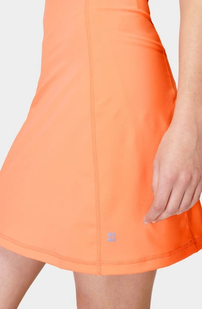 Shop Sweaty Betty Power Workout Dress In Tangerine Orange