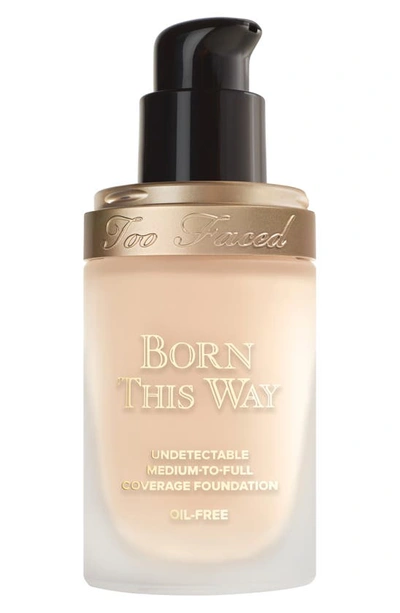 Too Faced Born This Way Natural Finish Longwear Liquid Foundation Seashell 1 oz/ 30 ml In Seashell