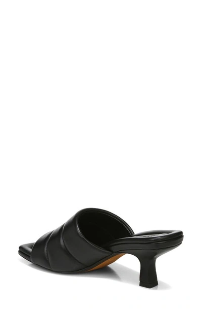 Shop Vince Ceil Kitten Heel Slide Sandal In Black