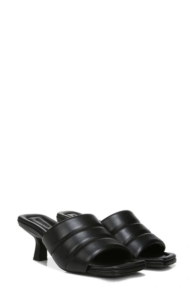 Shop Vince Ceil Kitten Heel Slide Sandal In Black