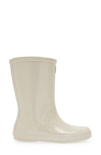 Shop Hunter Kids' Original First Classic Glitter Rain Boot In Cast