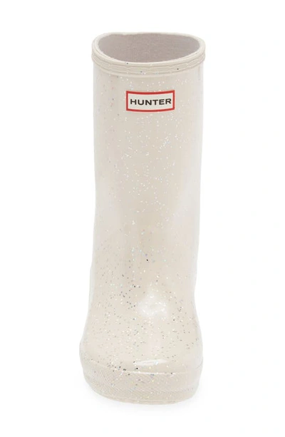 Hunter Kids' Original First Classic Glitter Rain Boot In Cast