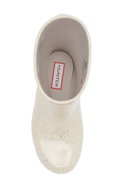 Hunter Kids' Original First Classic Glitter Rain Boot In Cast
