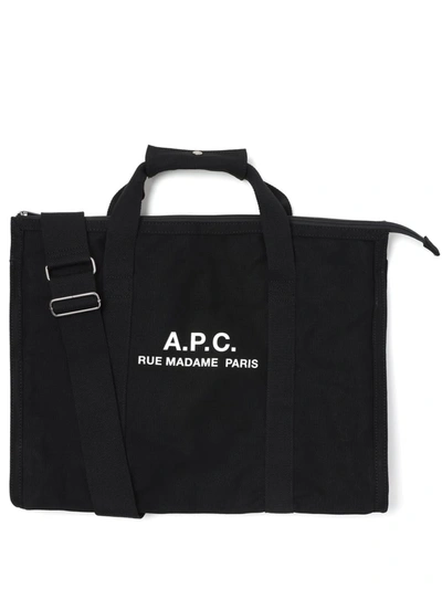 Shop Apc A.p.c. Luggage & Holdalls In Lzz Noir