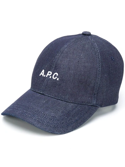 Shop Apc A.p.c. Hat In Iai Indigo