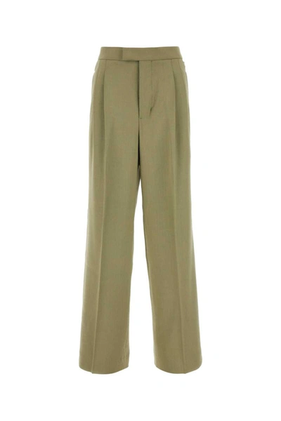 Shop Ami Alexandre Mattiussi Ami Pants In Green