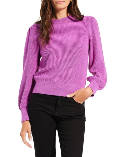 Shop Nic + Zoe Cheerful Chill Sweater In Pink