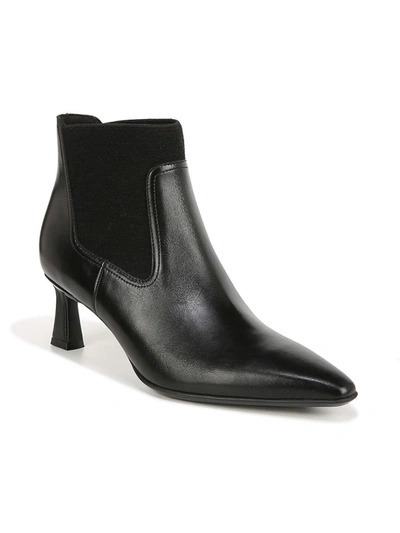 Shop Naturalizer Daya Womens Leather Pointed Toe Chelsea Boots In Black