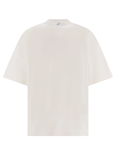 Shop Burberry T-shirt With Ekd In White