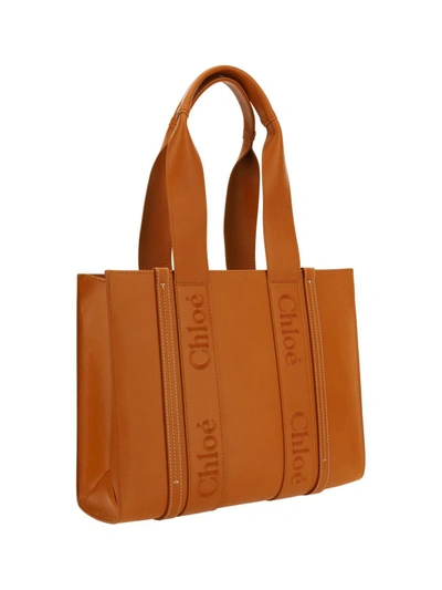 Shop Chloé Handbags In Caramel
