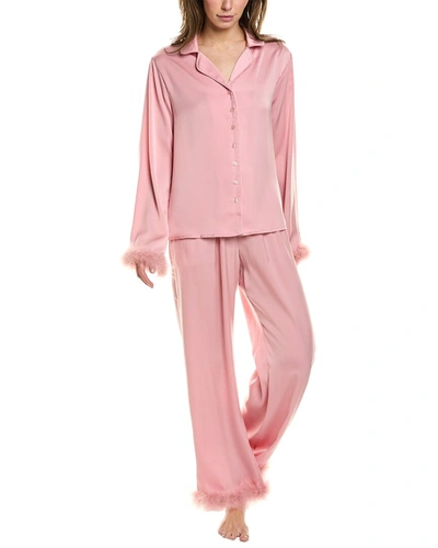 Shop Rachel Parcell 2pc Pajama Set In Pink