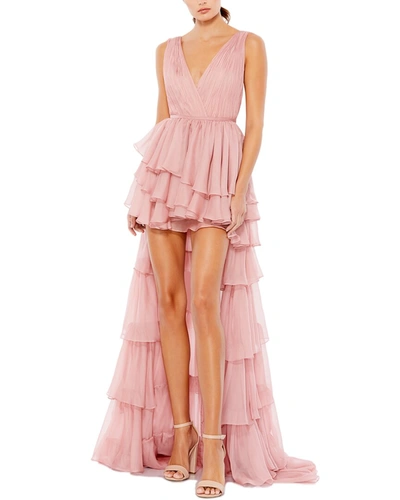 Shop Mac Duggal High Low Gown In Pink