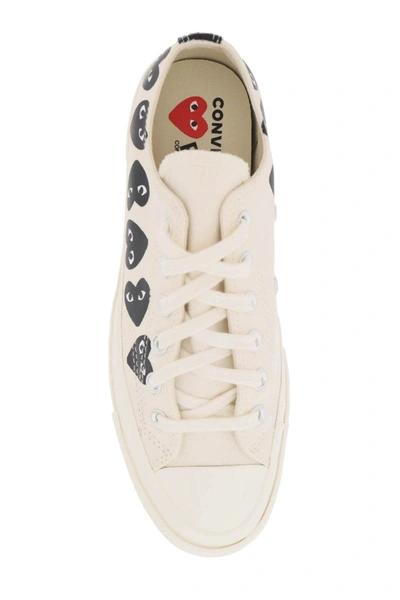 Shop Comme Des Garçons Play Comme Des Garcons Play Sneakers Low-top Multi Chuck 70 Multi Heart Converse X  In Multicolor