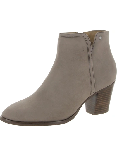 Shop Driver Club Usa St. James Womens Leather Ankle Booties In Grey