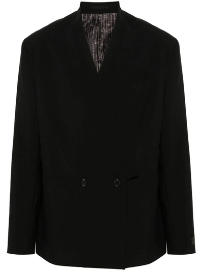 Shop Kenzo Kimono Tailored Jacket Clothing In Black