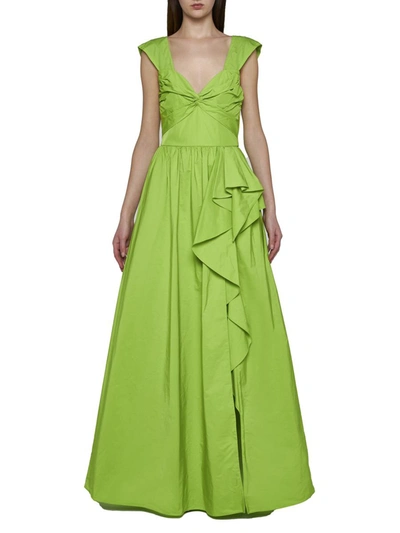Shop Marchesa Notte Dresses In Spring Green