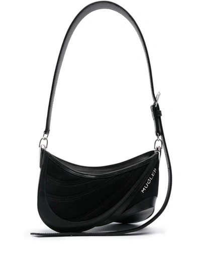 Shop Mugler Handbags In Black