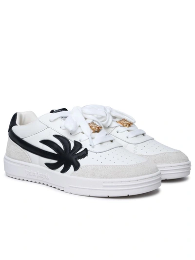 Shop Palm Angels Sneaker University In White