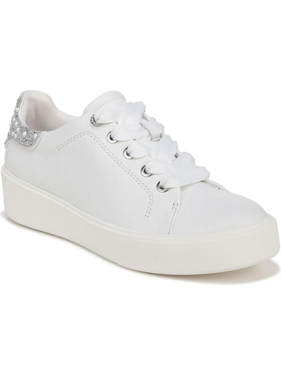 Shop Naturalizer Morrison Bliss Womens Leather Jeweled Casual And Fashion Sneakers In White