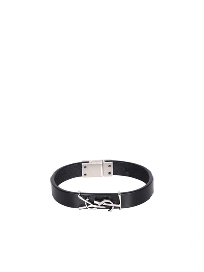 Shop Saint Laurent Bracelets And Rings In Black