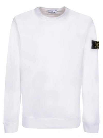 Shop Stone Island Sweatshirts In White