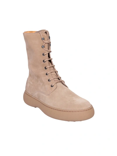 Shop Tod's Boots In Beige