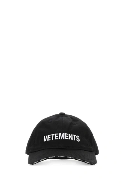 Shop Vetements Hats In Black