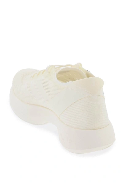 Shop Y-3 Mesh Tajumi Sen 10 Sneakers In White