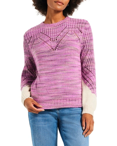 Shop Nic + Zoe Winter Warmth Sweater In Pink