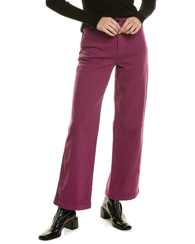 Shop Madewell Emmett 2.0 Wide Leg Pant In Purple