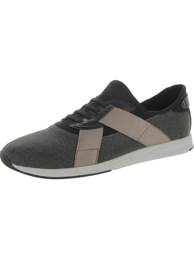 Shop Aerosoles 1st Single Womens Faux Suede Lifestyle Casual And Fashion Sneakers In Grey