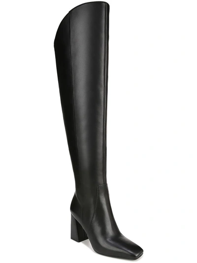Shop Naturalizer Womens Leather Tall Over-the-knee Boots In Black