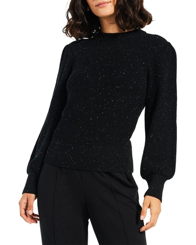 Shop Nic + Zoe Cheerful Chill Sweater In Black