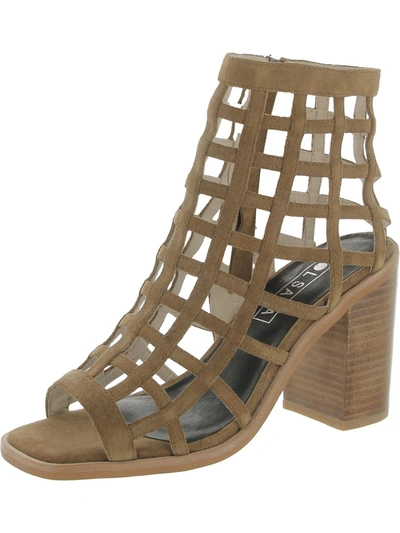 Shop Sol Sana Diana Womens Leather Gladiator Booties In Beige