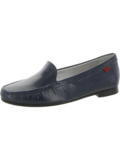 Shop Marc Joseph Warren St. Womens Slip On Loafers In Blue