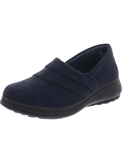 Shop Easy Street Maybell Womens Casual Slip-on Clogs In Blue