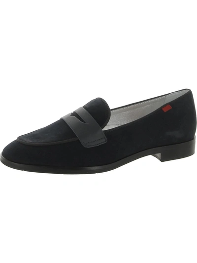 Shop Marc Joseph Bryant Park Womens Printed Fashion Loafers In Black