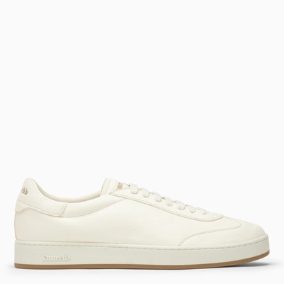 Shop Church's | Ivory Leather Trainer In Beige