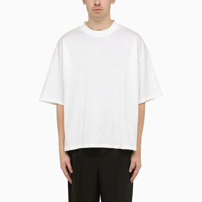 Shop Studio Nicholson | White Oversize Cotton T-shirt