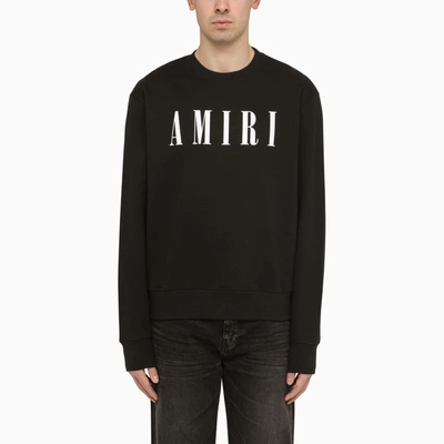 Shop Amiri | Black Crewneck Sweatshirt With Logo