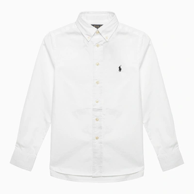 Shop Polo Ralph Lauren | White Cotton Button-down Shirt