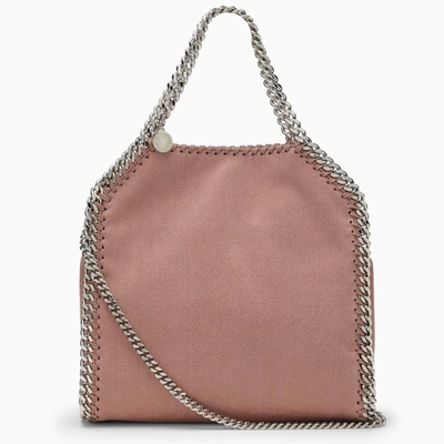 Shop Stella Mccartney | Falabella Mini Pink Bag In Burgundy
